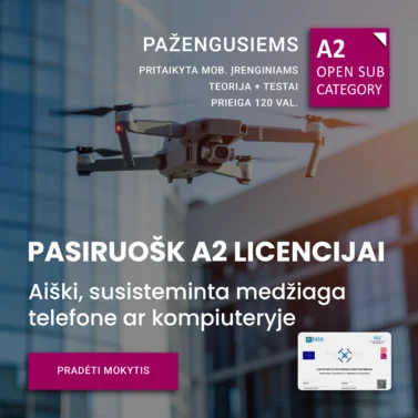 A2 kategorijos teoriniai mokymai su testu