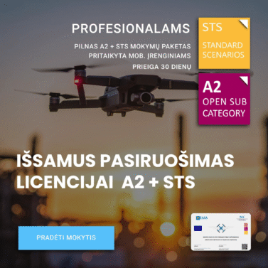 A2 + STS dronų mokymų rinkinys