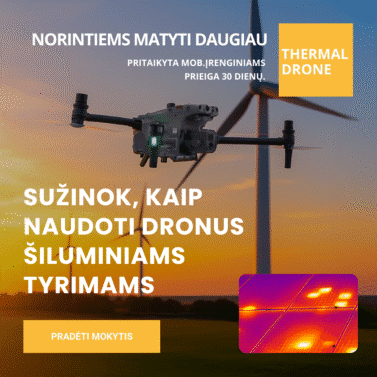 Dronų termografija: teorija ir taikymas
