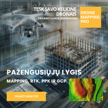 Drone Mapping Pro (Pažengusiesiems)